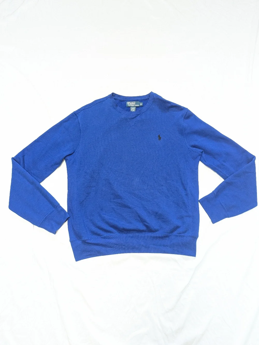 Polo Ralph Lauren Royal Blue Crew Neck Sweatshirt Men's Medium